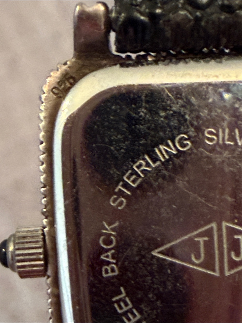 Vintage Judith Jack Sterling Silver Marcasite Watch - Picture 13 of 13
